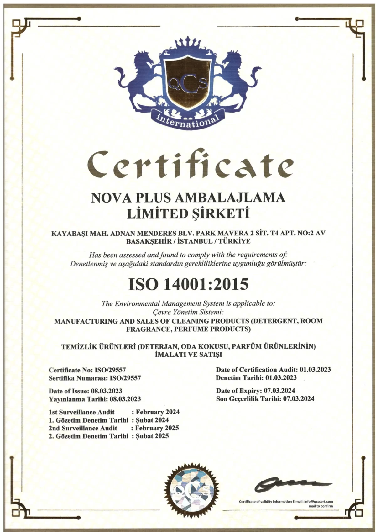 nova plus international trading