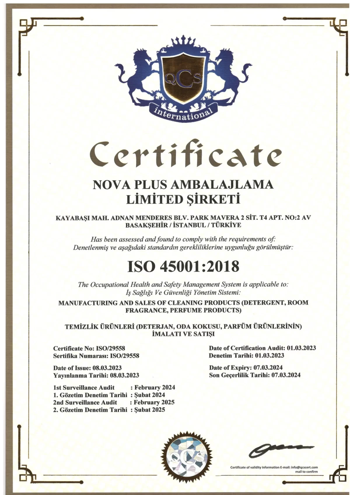 nova plus international trading